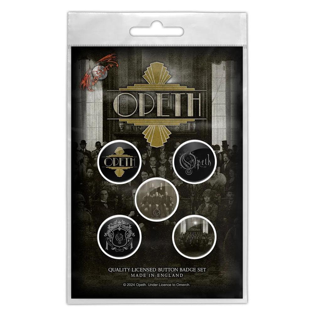 Opeth - The Last Will And Testament Button pin - Schwarz/Mehrfarben